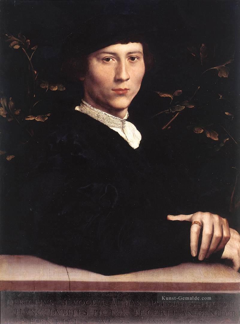 Bildnis Derich Born Renaissance Hans Holbein der Jüngere Ölgemälde